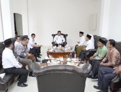 Bupati Muba Terima Audiensi Pengurus Yayasan Ponpes Sirojul Ulum
