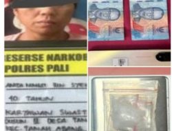 Diduga Sebagai Pengedar Narkoba Jenis Sabu Wanita Di Desa Tanah Abang Di Tangkap Satresnarkoba Polres PALI