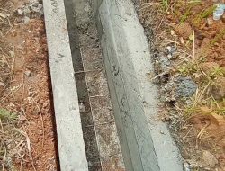 Proyek Drainase Dinas Perkim di Desa Sukarami PALI Diduga Asal Jadi, Tidak Sesuai Dengan Standar Kontruksi