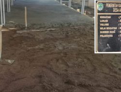 Telan Anggaran DD 138 juta, Proyek Pembangunan Los Kalangan Desa Air Itam Diduga Sarat Kejanggalan
