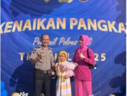 Bersamaan Dengan Kenaikan Pangkat, Aiptu Affandi Bay Dapat Hadiah Umroh dari Kapolres PALI