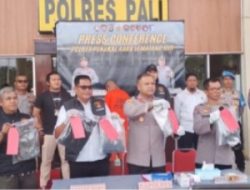 Polres PALI Ungkap Kasus Pembunuhan Sadis Di Desa Sungai Ibul, Pelaku Ayah Dan Anak Kandung